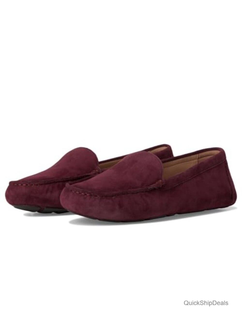 Women's Leather Driving Moc Loafer with Stitch Detailing